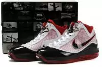 nike basketall chaussures lebron vii-96 blanc rouge noir kobe vi chaussures 2019U